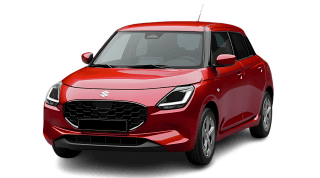 Schräge Frontansicht auf einen Suzuki Swift Comfort, freigestellt