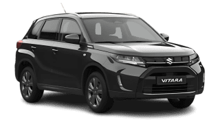 Schräge Frontansicht auf einen Suzuki Vitara Comfort, freigestellt