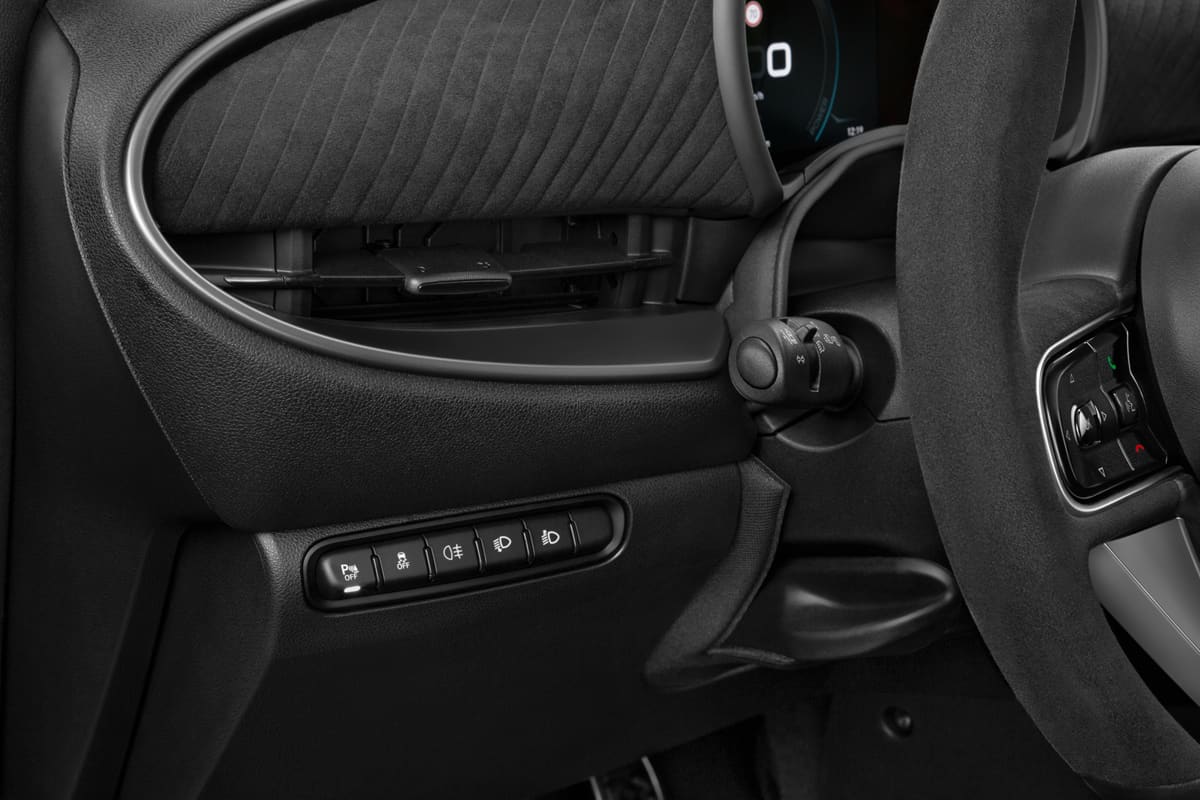 Lüftung eines Abarth 500e