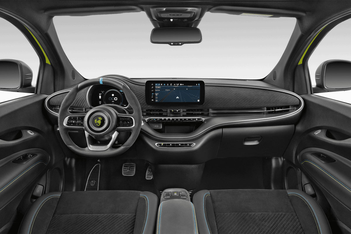 Armaturenbrett eines Abarth 500e