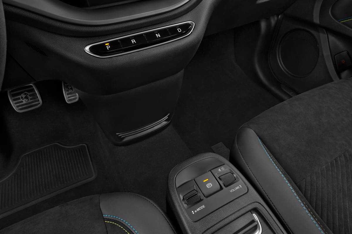 Schaltknüppel eines Abarth 500e