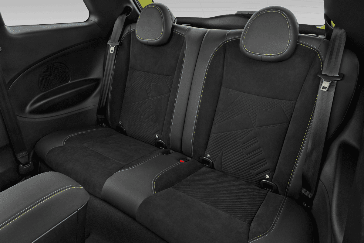 Rücksitzbank eines Abarth 500e