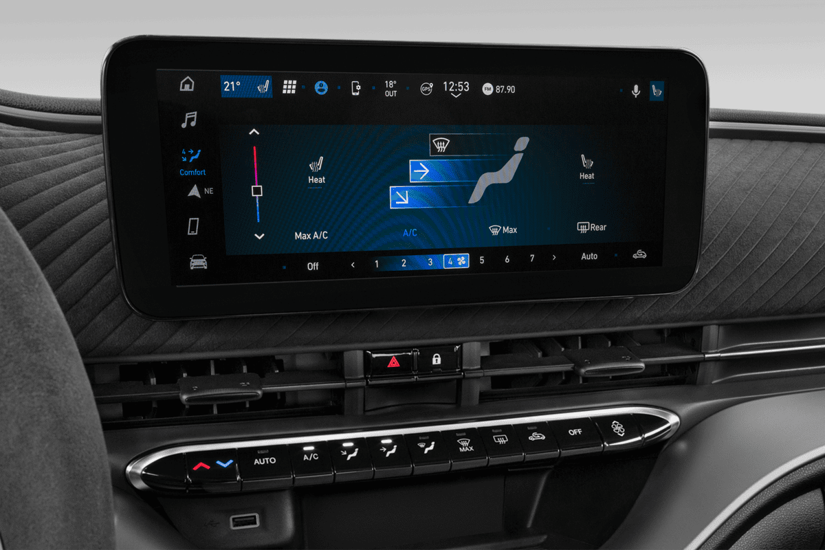 Klimasteuerung eines Abarth 500e