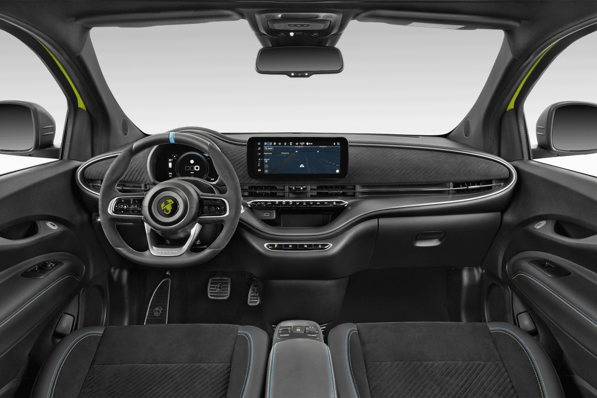 Armaturenbrett eines Abarth 500e