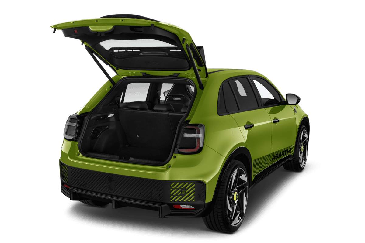 Kofferraum eines Abarth 600e 