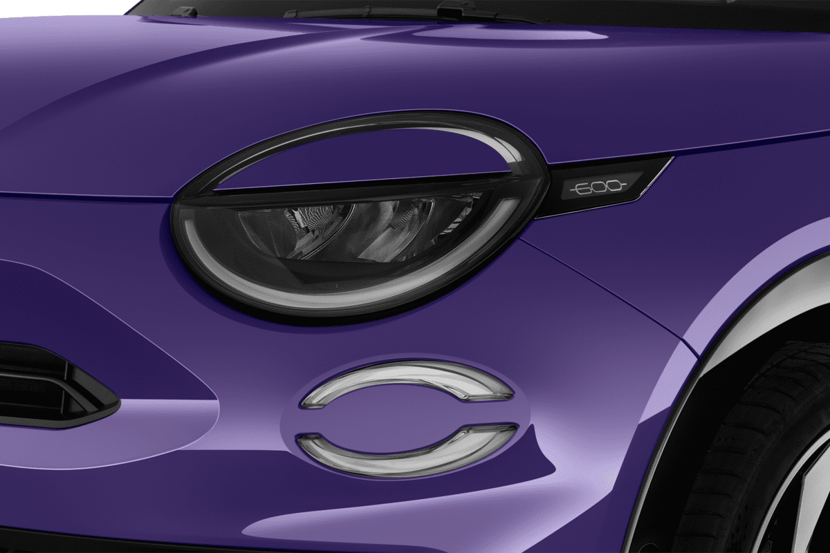 Frontscheinwerfer eines Abarth 600e 