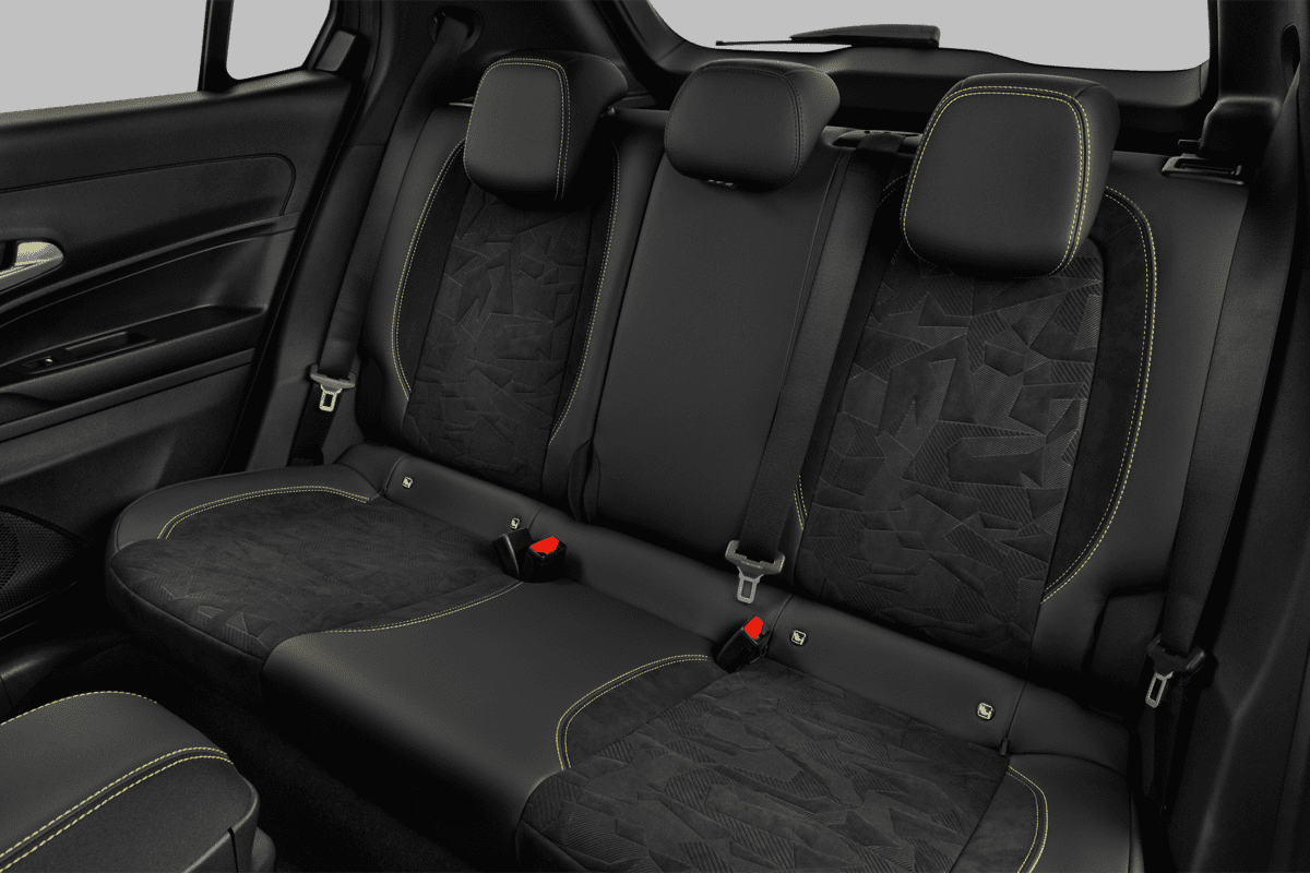 Rücksitzbank eines Abarth 600e 