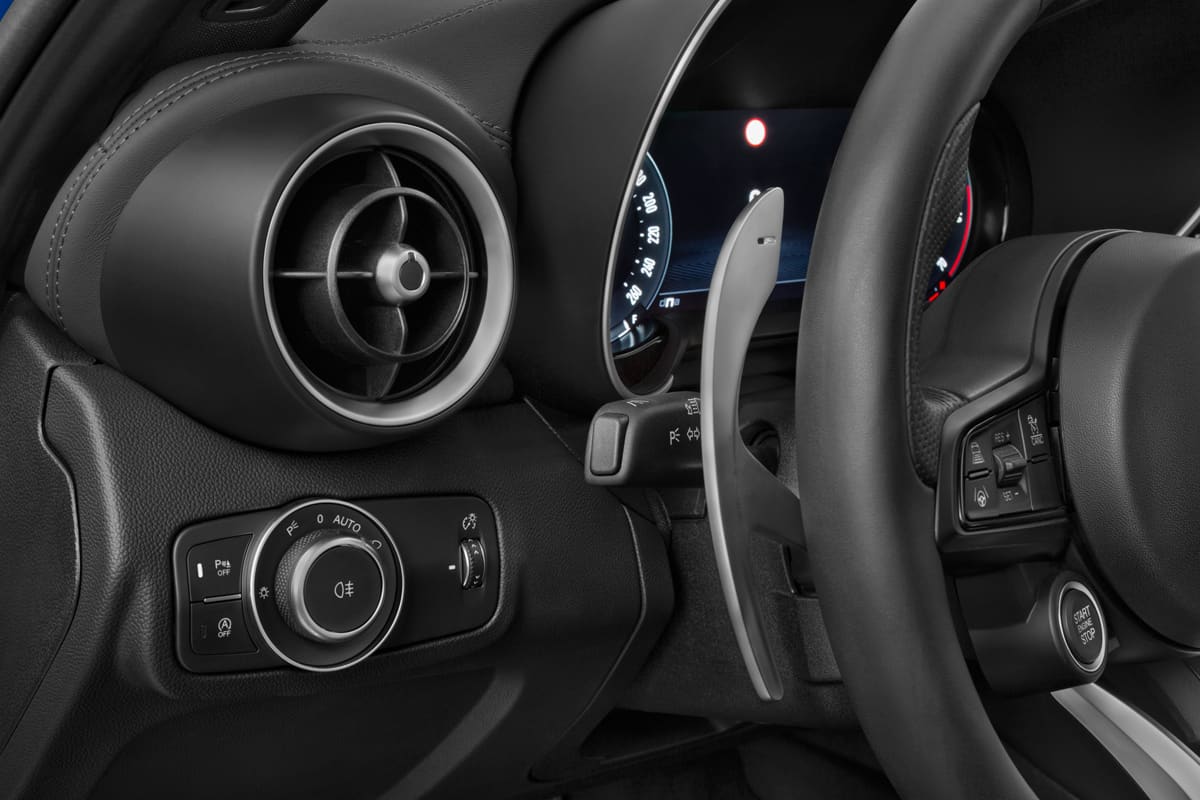 Lüftung eines Alfa Romeo Giulia