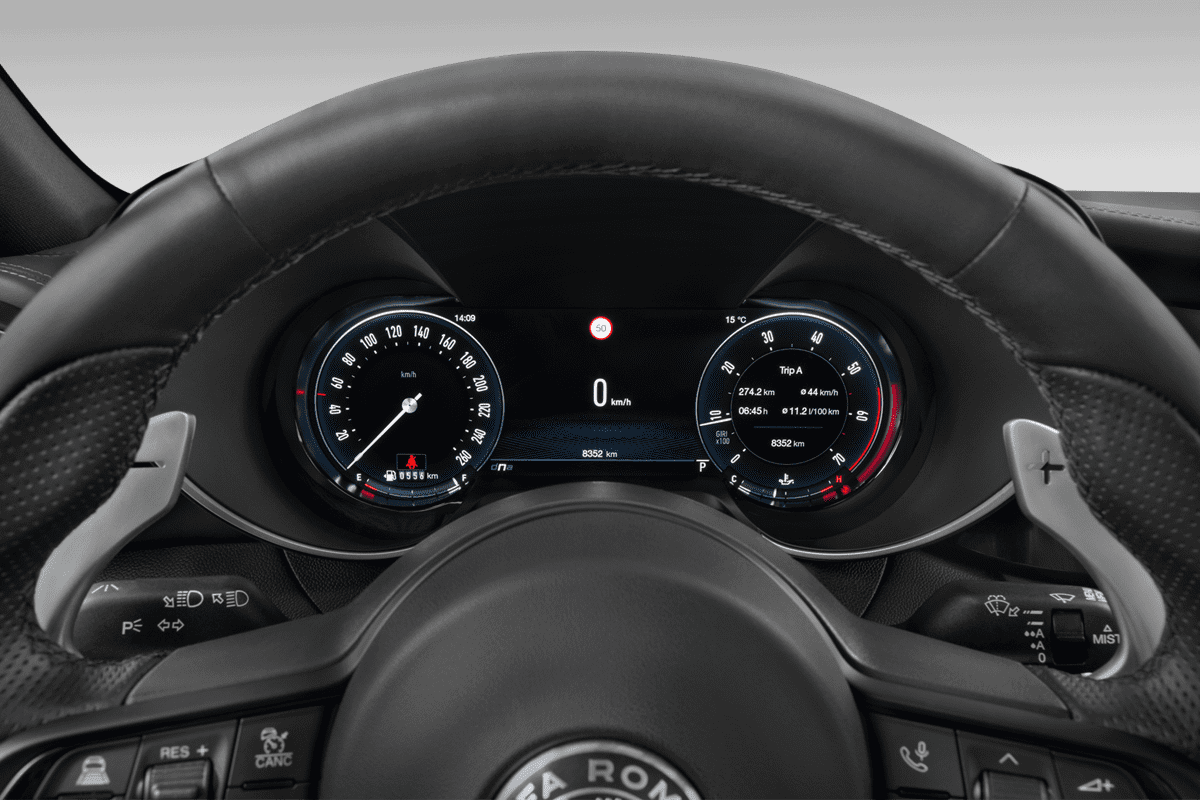 Kombiinstrument eines Alfa Romeo Giulia