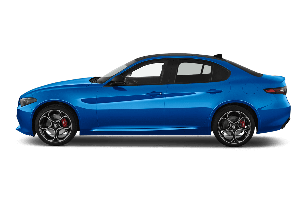 Seitenansicht eines Alfa Romeo Giulia