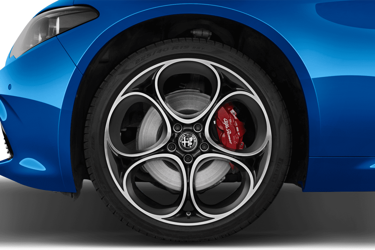 Radkappe oder Felge eines Alfa Romeo Giulia