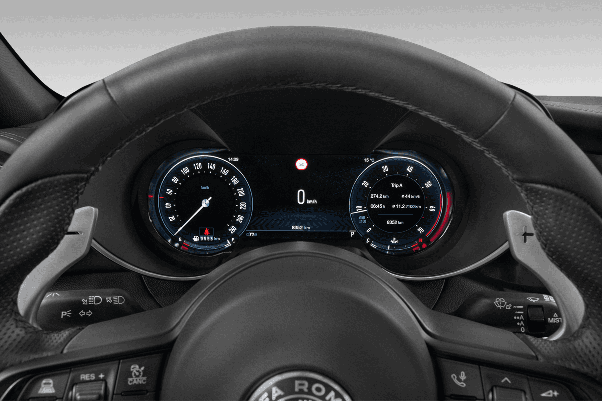 Kombiinstrument eines Alfa Romeo Giulia