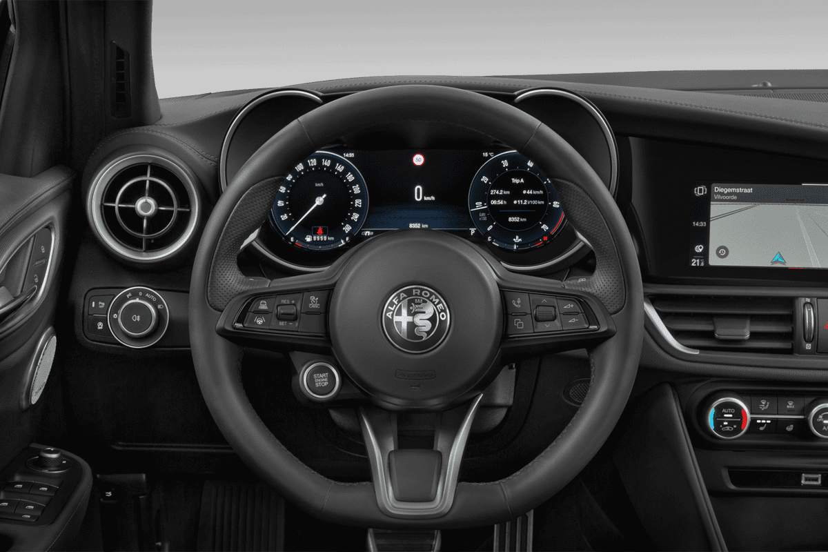 Lenkrad eines Alfa Romeo Giulia