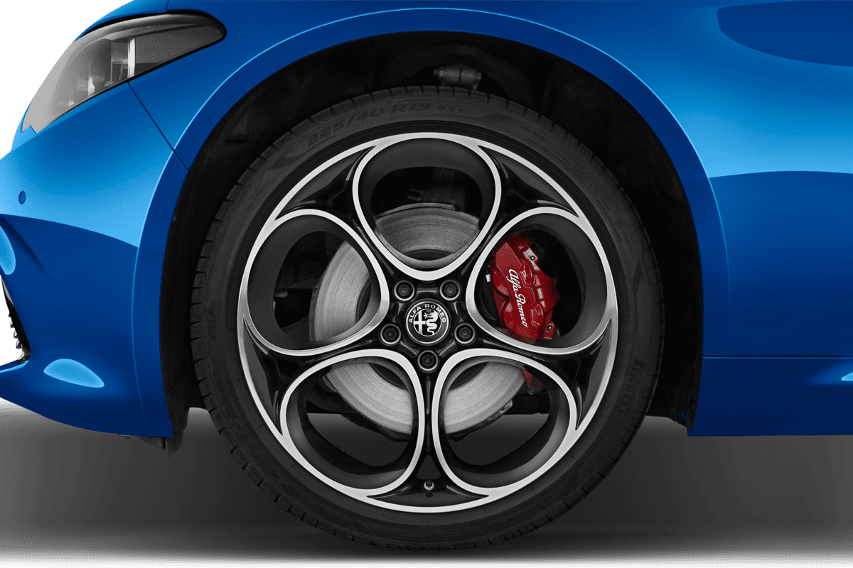Radkappe oder Felge eines Alfa Romeo Giulia