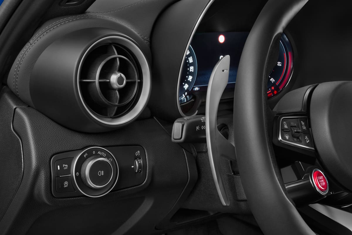 Lüftung eines Alfa Romeo Giulia Quadrifoglio