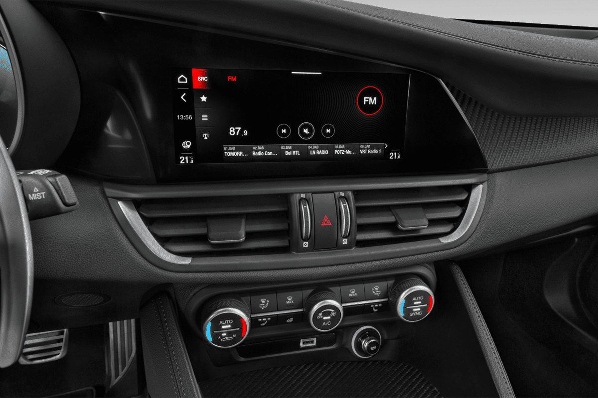 Audiosystem eines Alfa Romeo Giulia Quadrifoglio