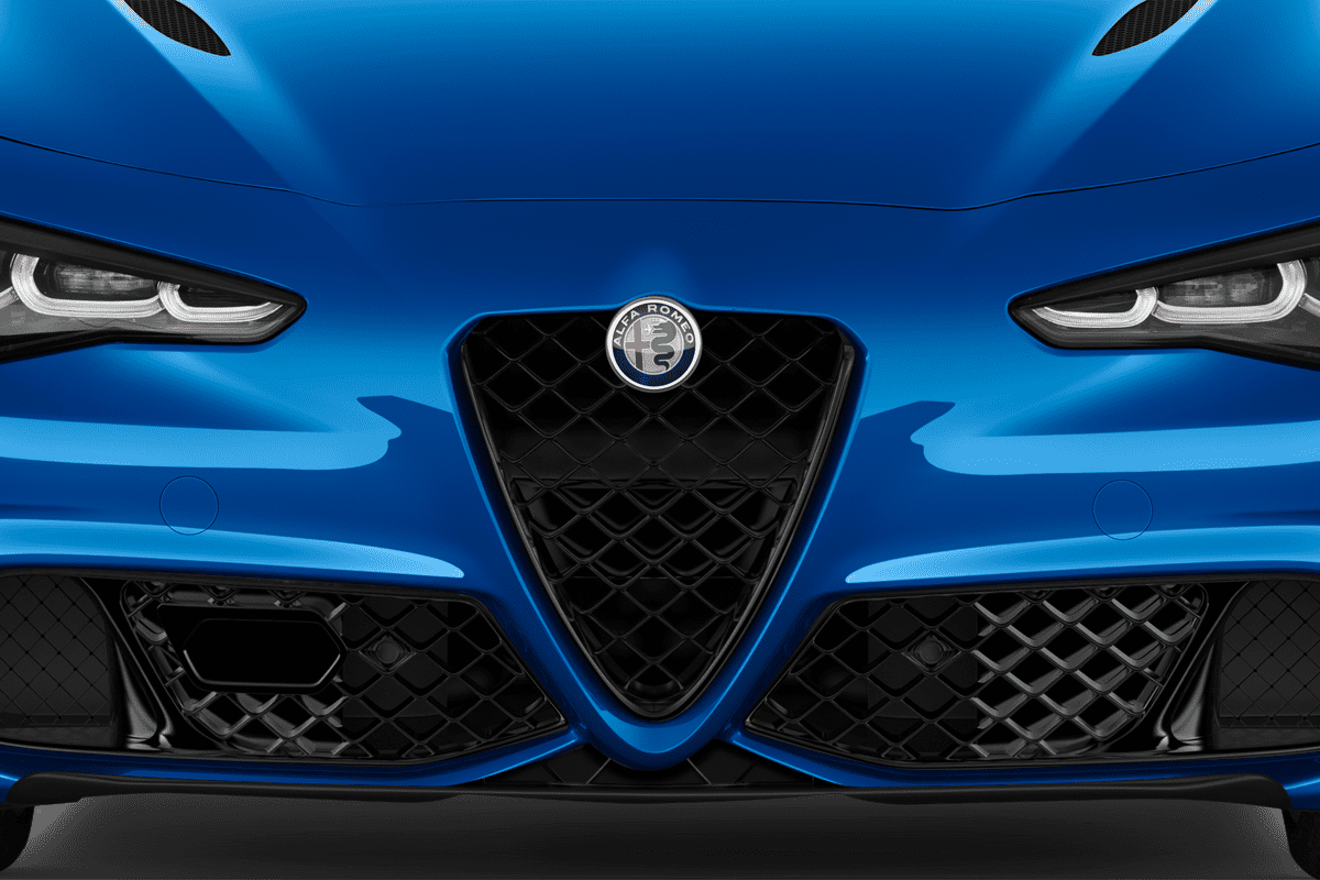 Kühlergrill eines Alfa Romeo Giulia Quadrifoglio