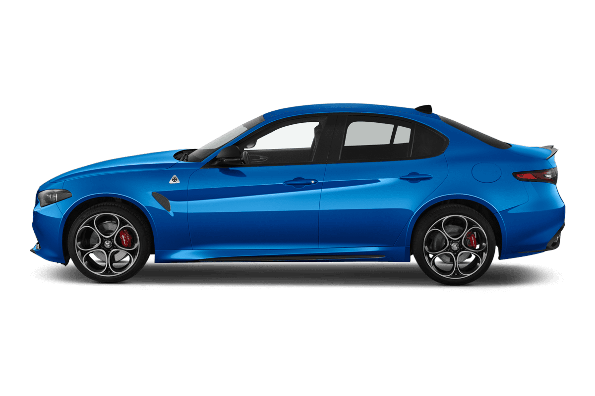 Seitenansicht eines Alfa Romeo Giulia Quadrifoglio