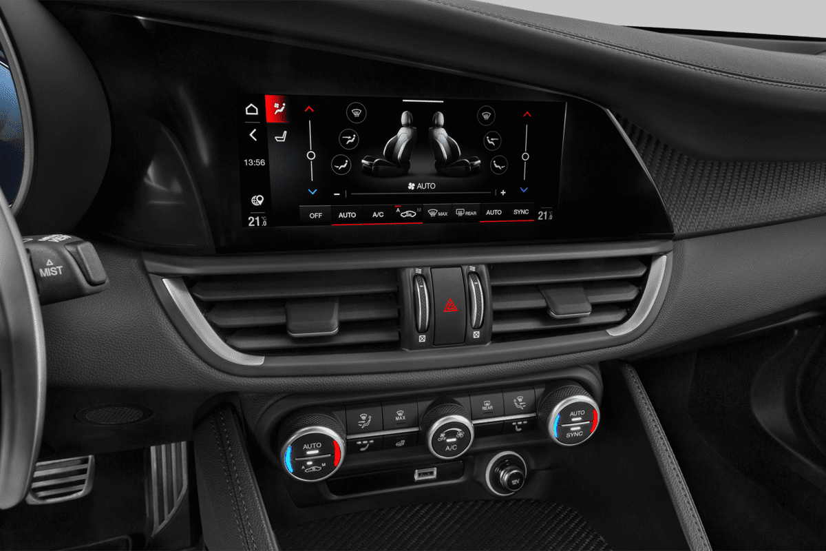 Klimasteuerung eines Alfa Romeo Giulia Quadrifoglio