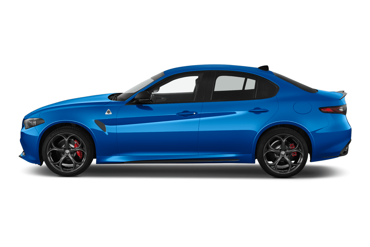 Seitenansicht eines Alfa Romeo Giulia Quadrifoglio