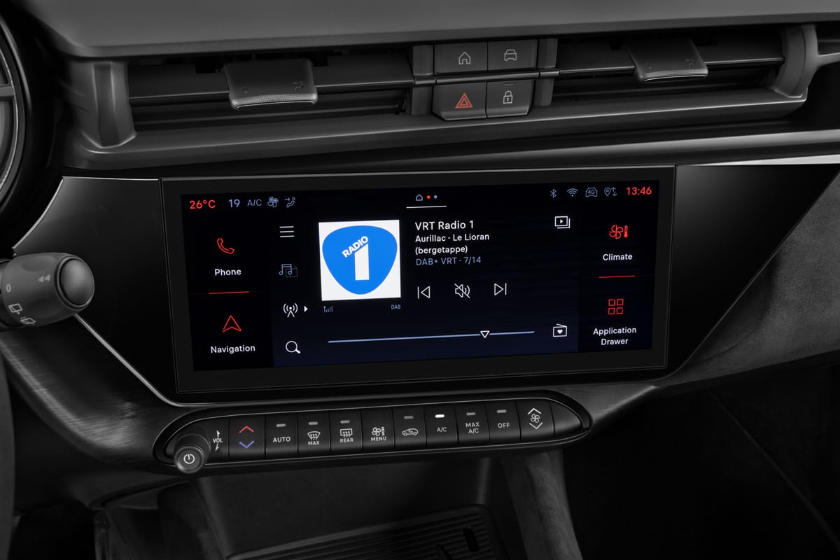 Audiosystem eines Alfa Romeo Junior Elettrica