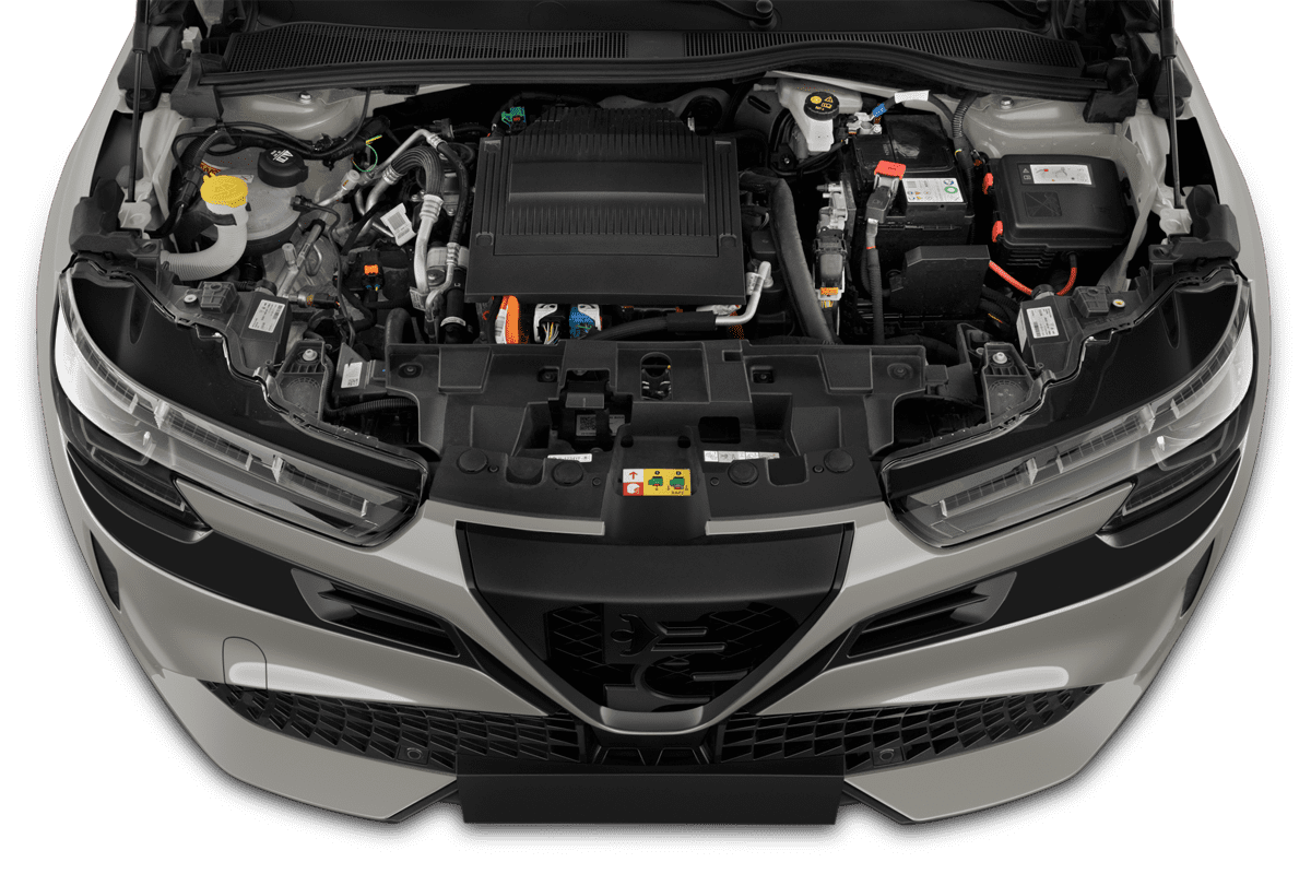 Motorraum eines Alfa Romeo Junior Elettrica