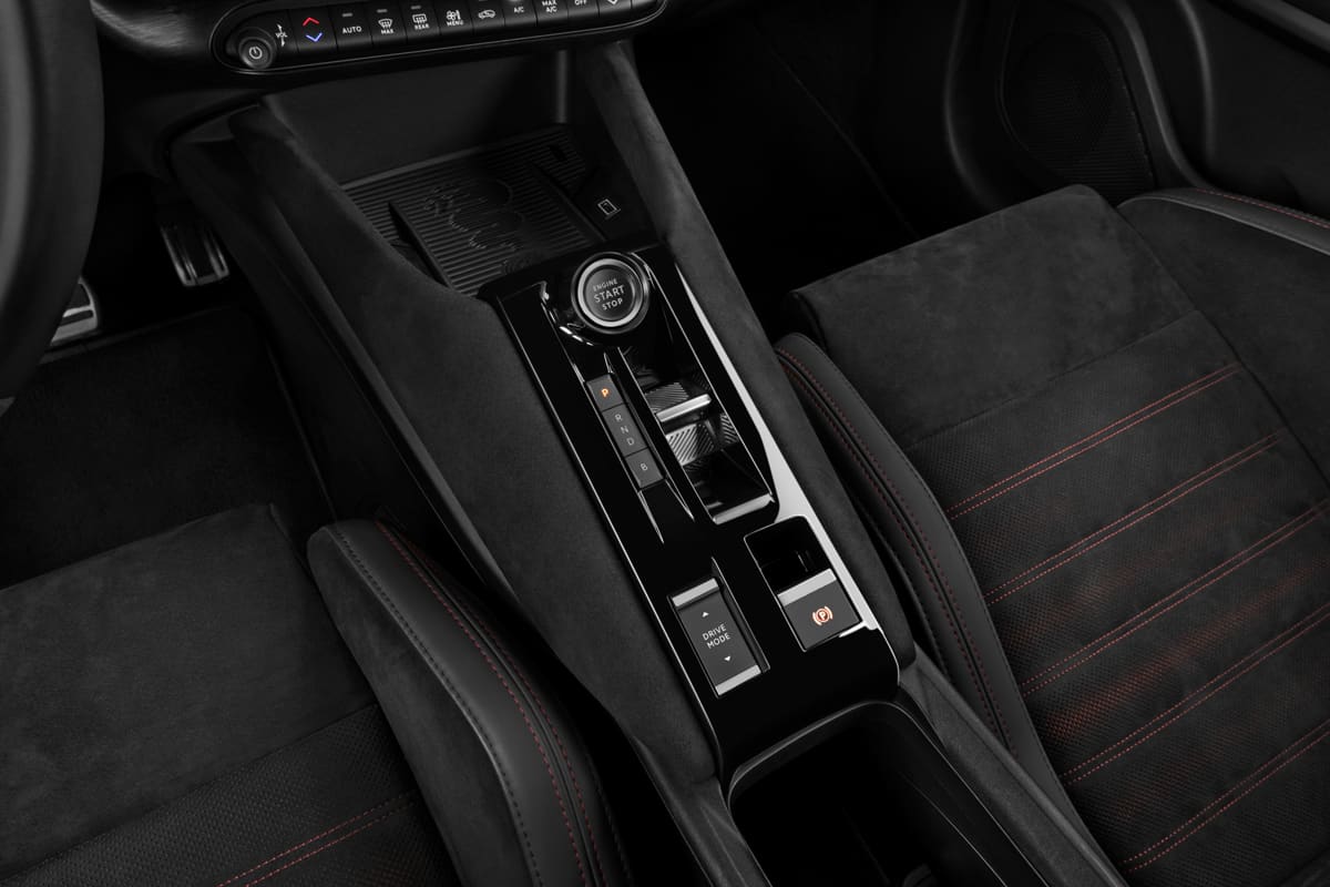 Schaltknüppel eines Alfa Romeo Junior Elettrica