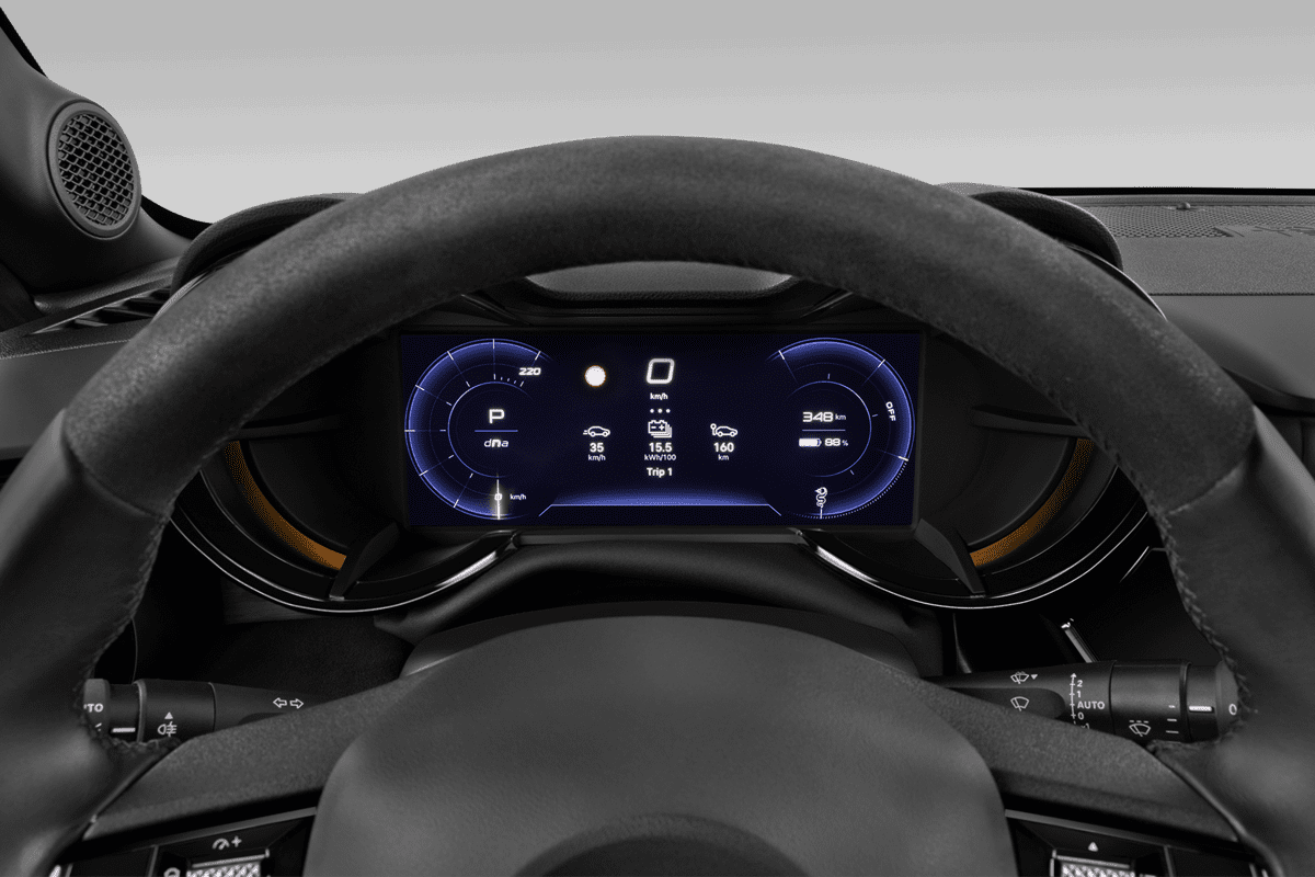 Kombiinstrument eines Alfa Romeo Junior Elettrica