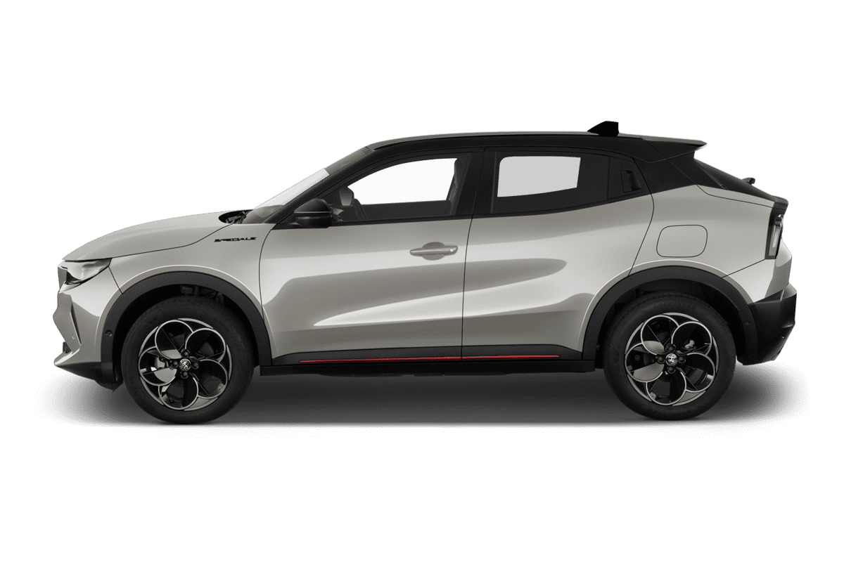 Seitenansicht eines Alfa Romeo Junior Elettrica