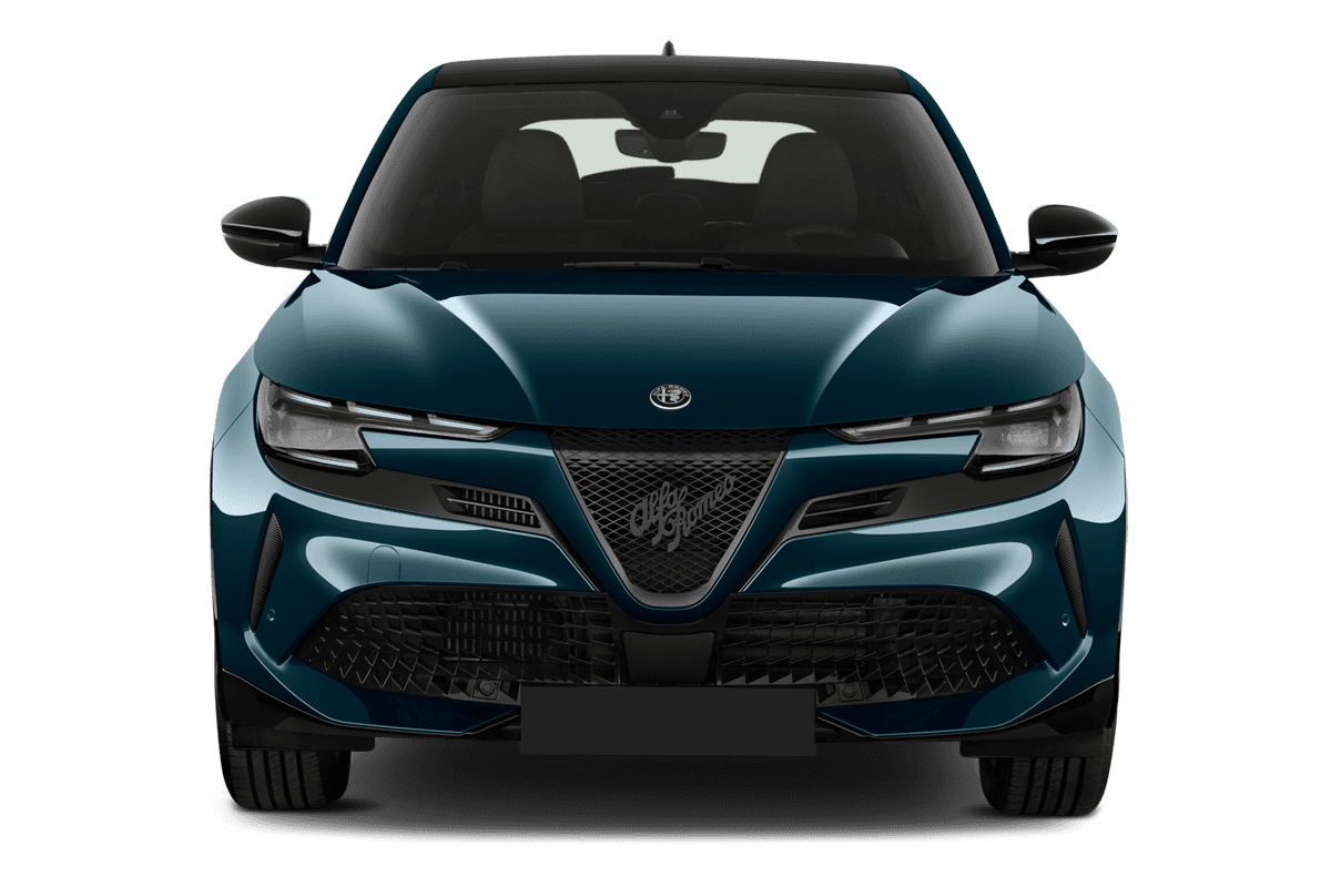 Frontansicht eines Alfa Romeo Junior Ibrida, freigestellt