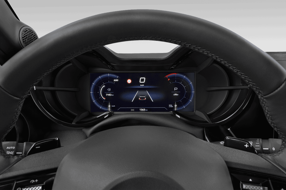 Kombiinstrument eines Alfa Romeo Junior Ibrida