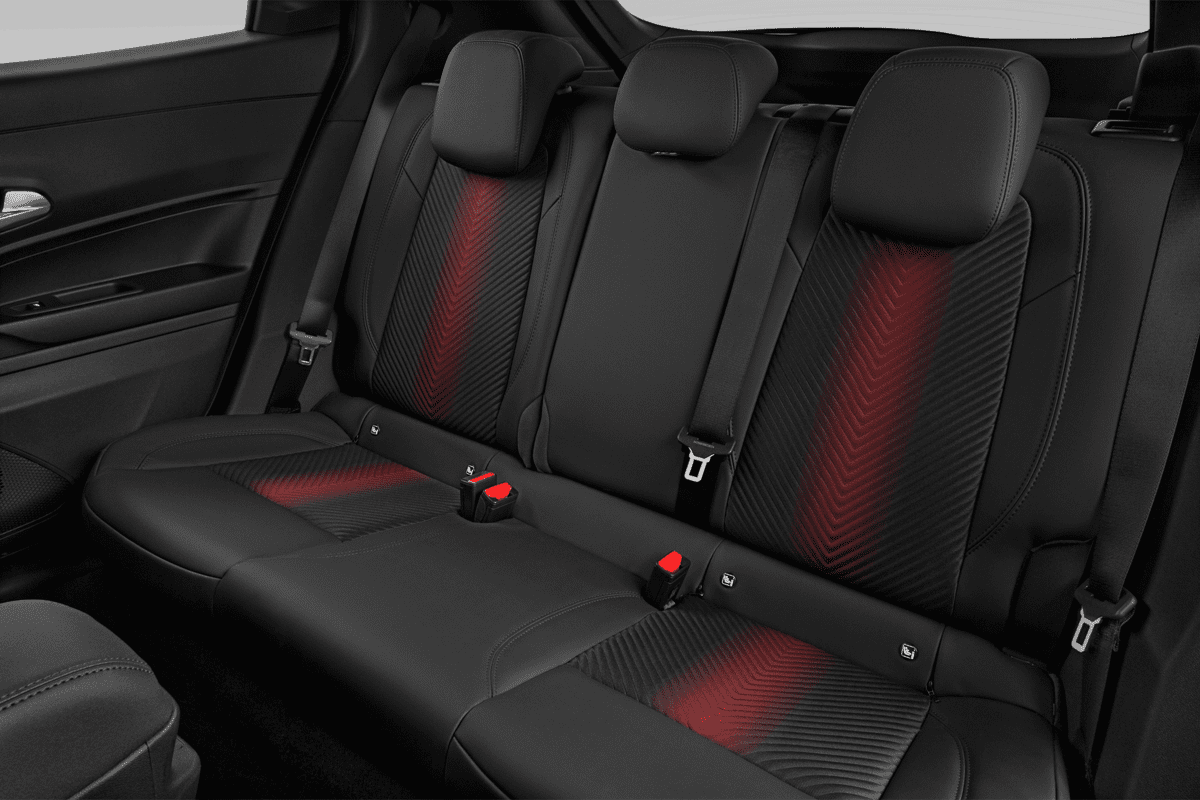 Rücksitzbank eines Alfa Romeo Junior Ibrida