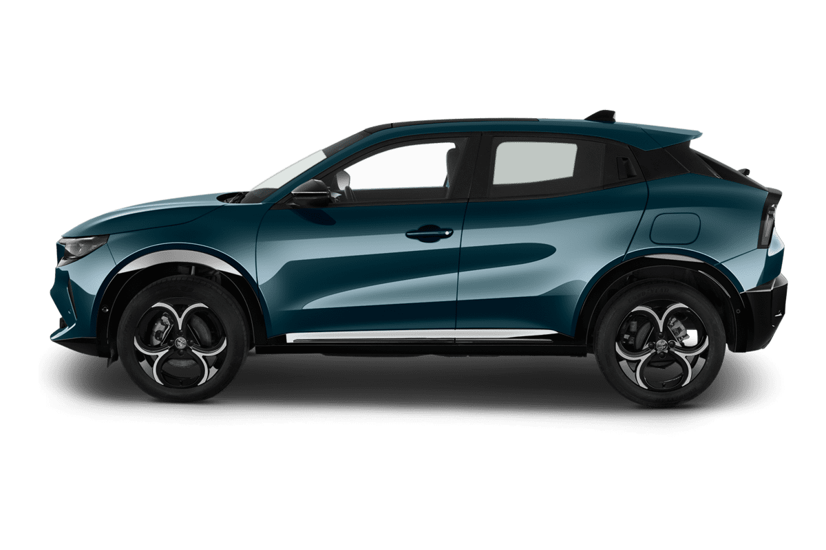 Seitenansicht eines Alfa Romeo Junior Ibrida