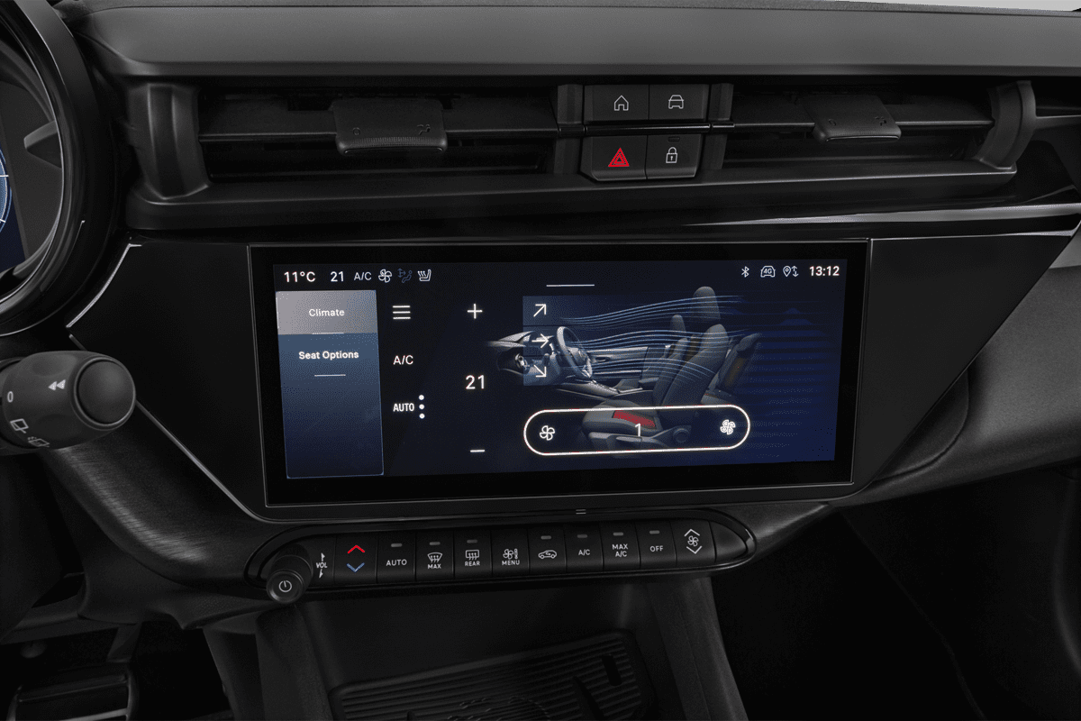 Klimasteuerung eines Alfa Romeo Junior Ibrida