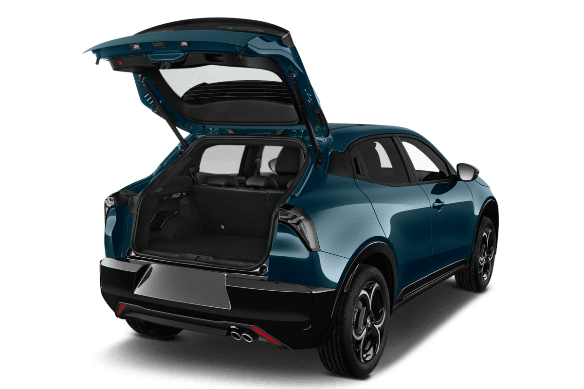 Kofferraum eines Alfa Romeo Junior Ibrida