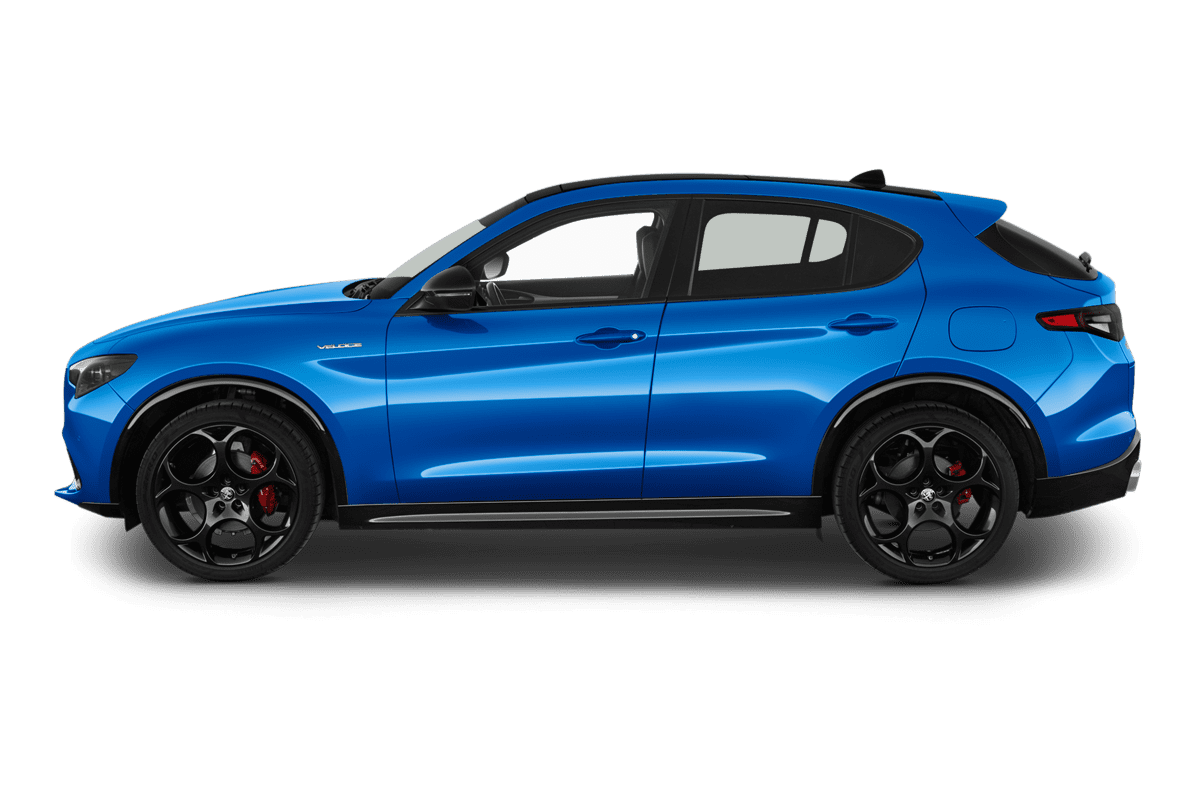 Seitenansicht eines Alfa Romeo Stelvio 