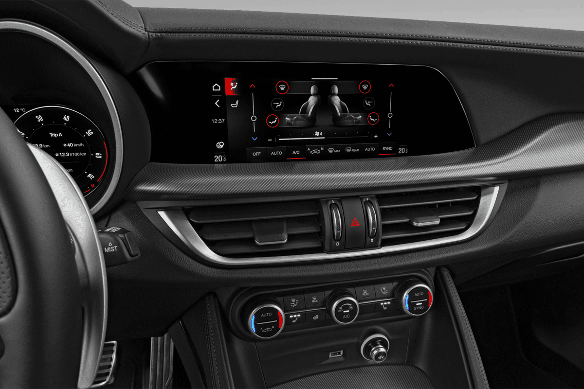 Klimasteuerung eines Alfa Romeo Stelvio 