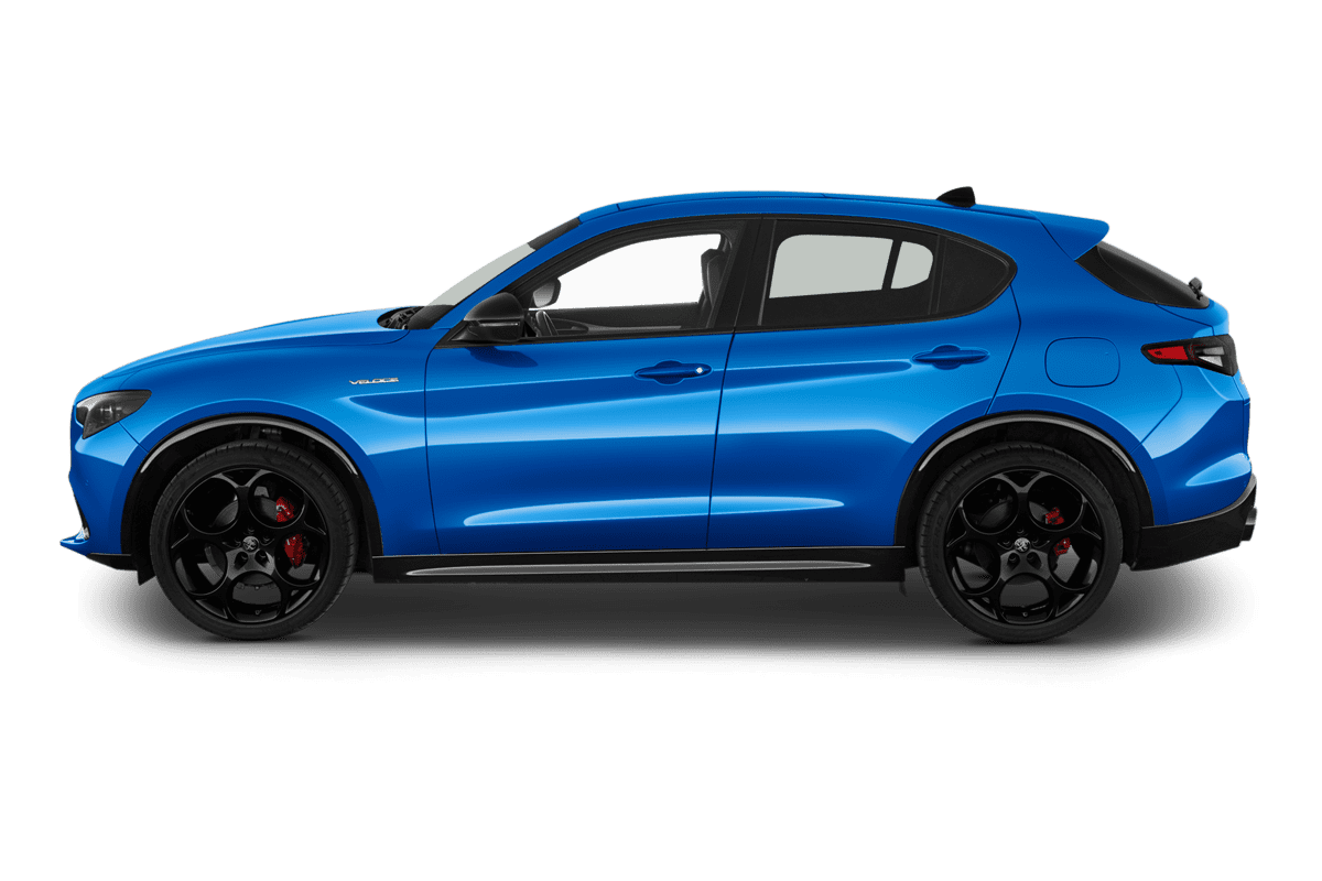 Seitenansicht eines Alfa Romeo Stelvio 