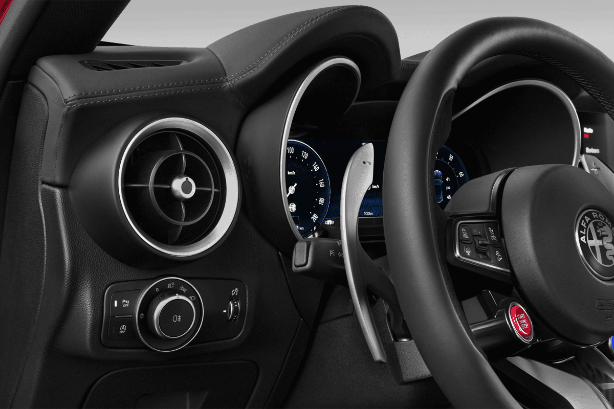 Lüftung eines Alfa Romeo Stelvio Quadrifoglio