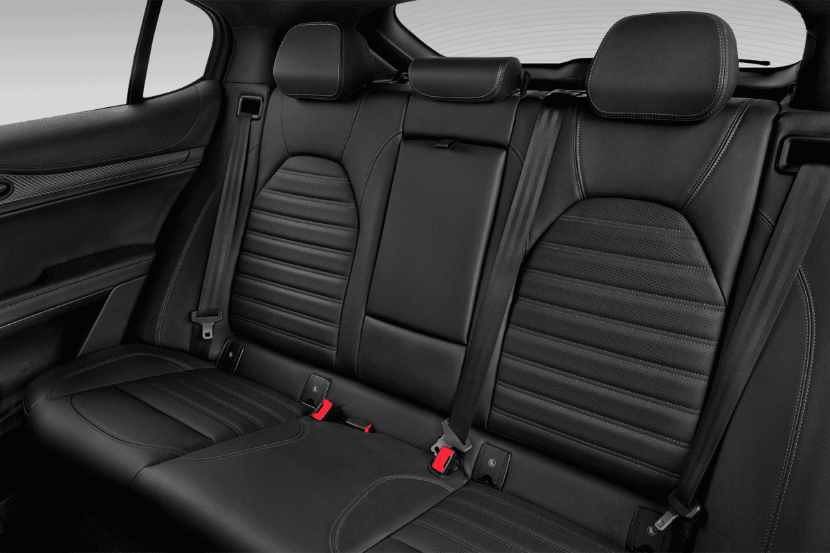 Rücksitzbank eines Alfa Romeo Stelvio Quadrifoglio