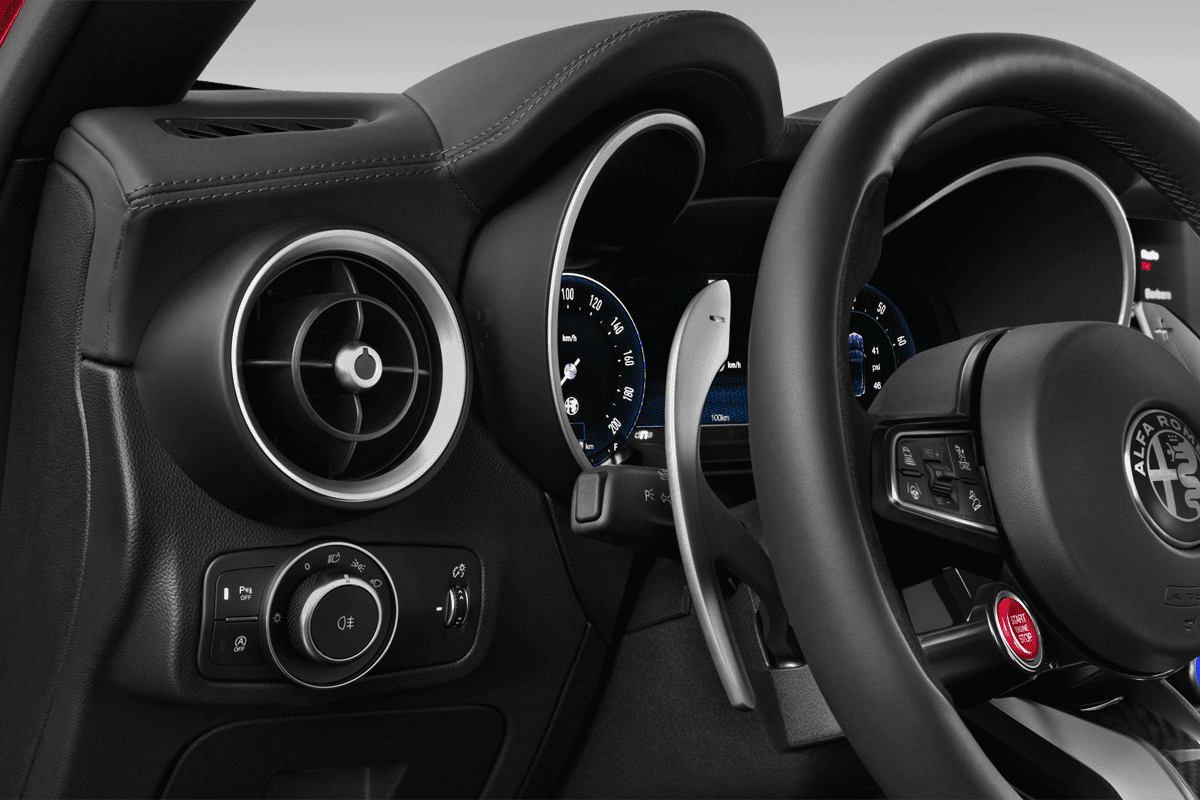 Lüftung eines Alfa Romeo Stelvio Quadrifoglio