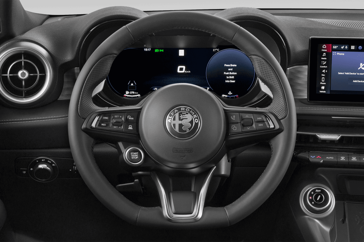 Lenkrad eines Alfa Romeo Tonale