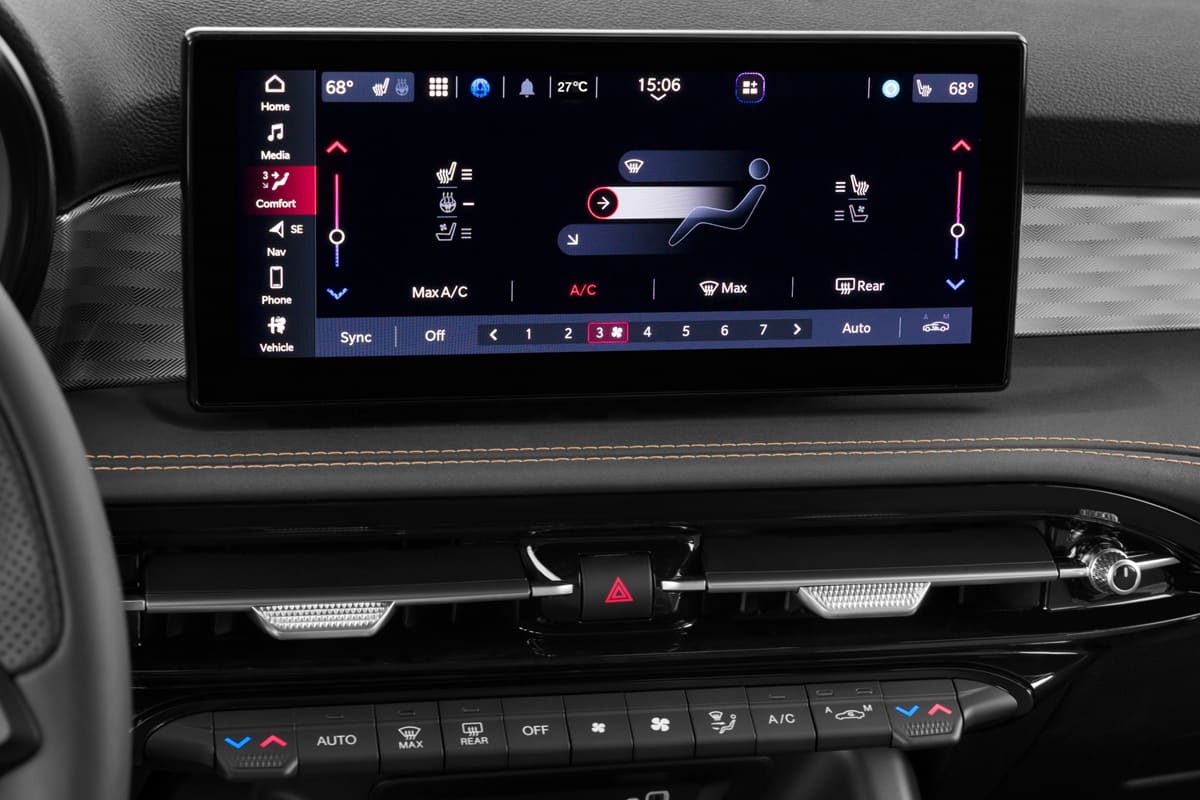 Klimasteuerung eines Alfa Romeo Tonale