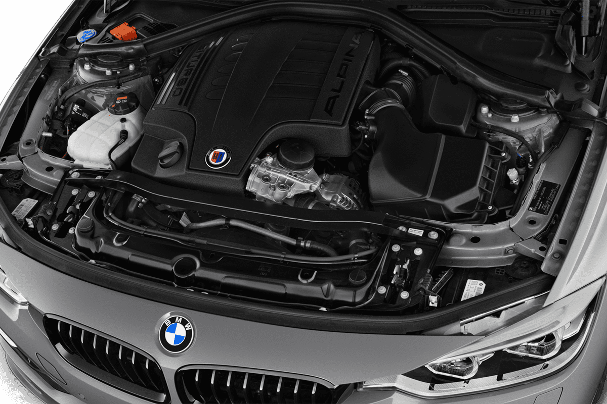 Motorraum eines Alpina B3 Touring