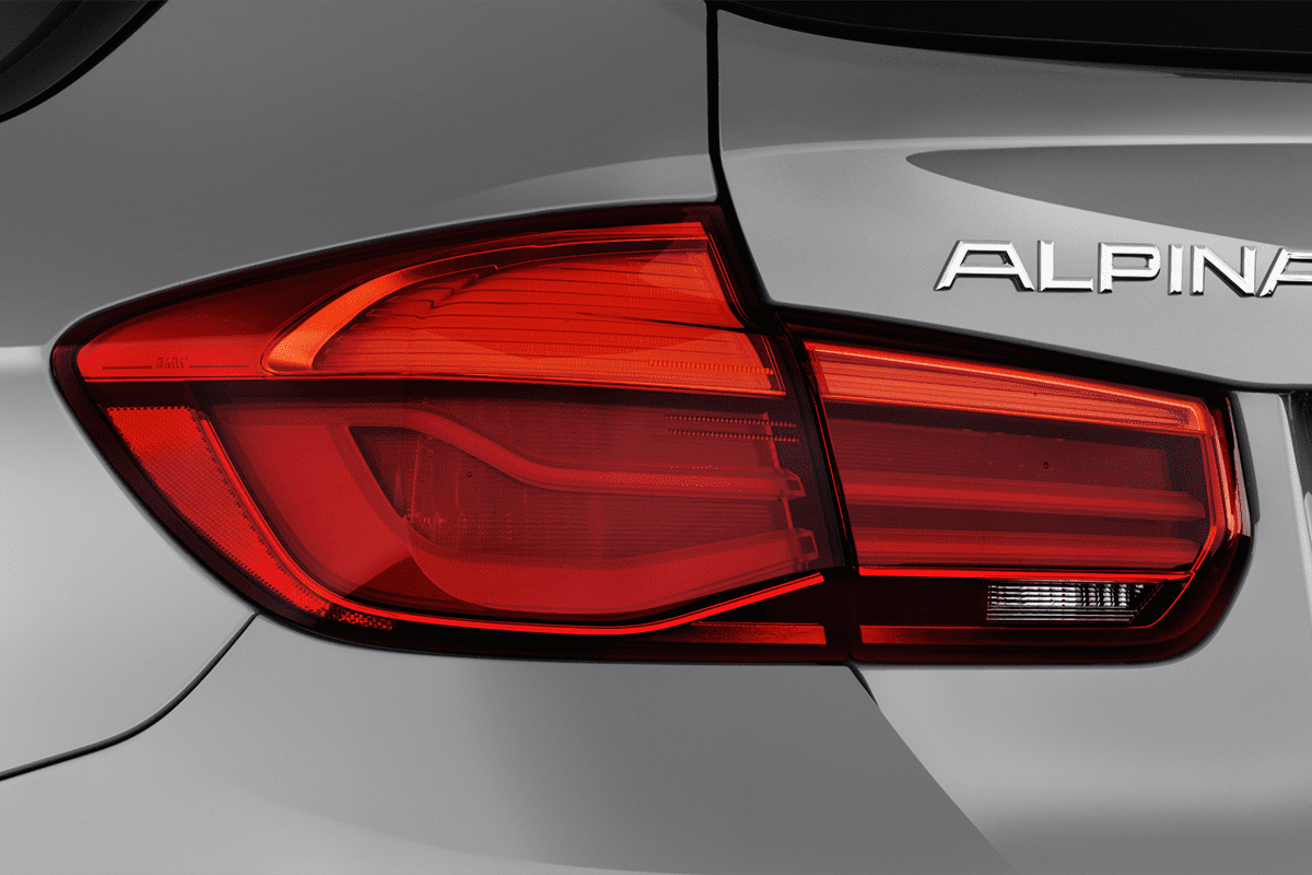 Heckleuchten eines Alpina B3 Touring