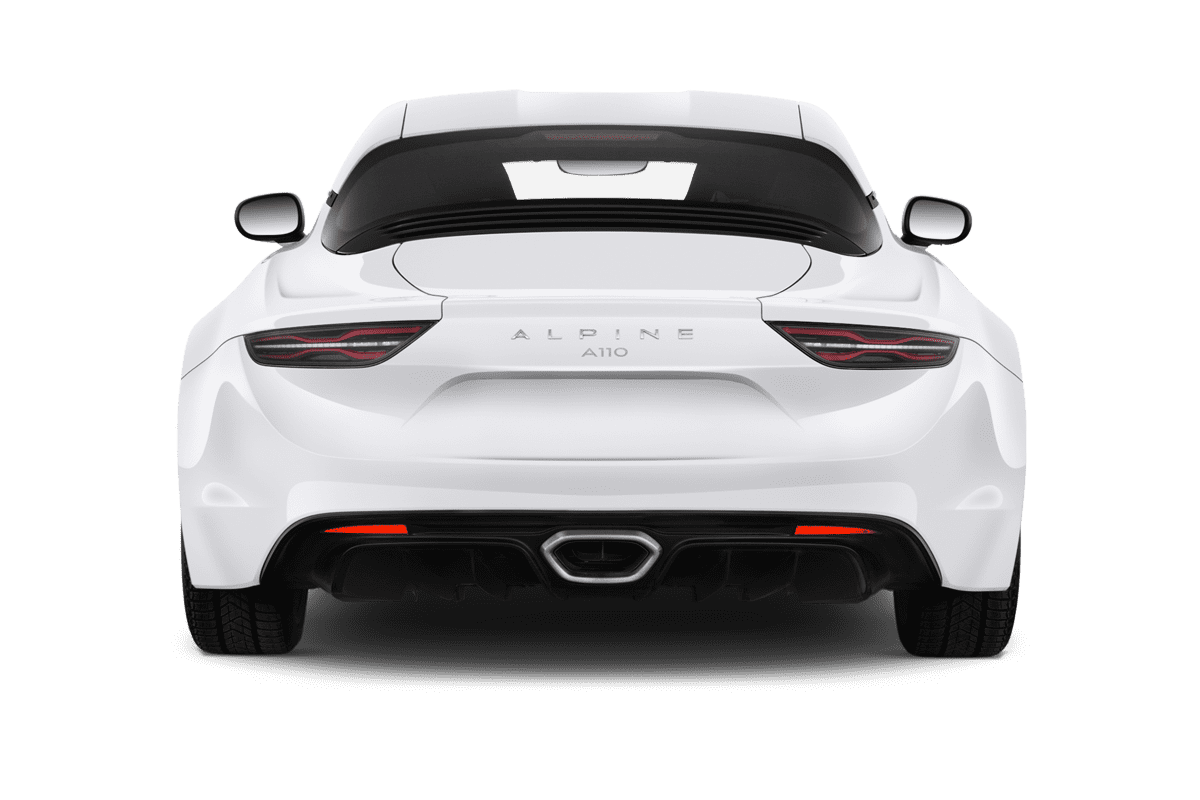 Heckansicht eines Alpine A110