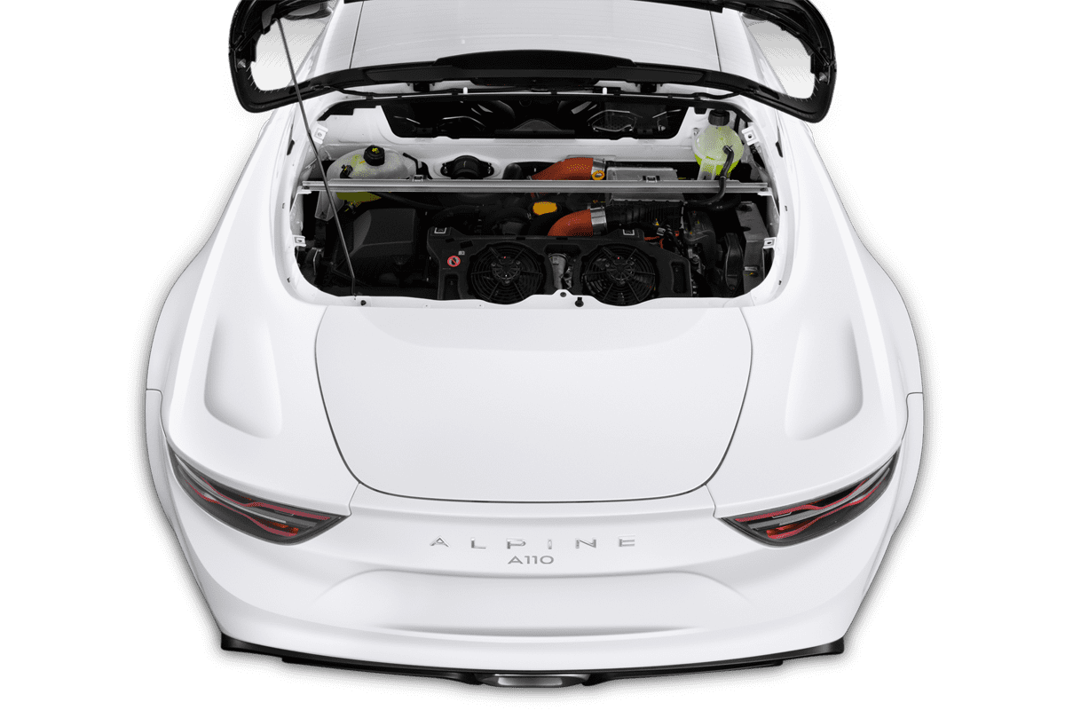 Motorraum eines Alpine A110