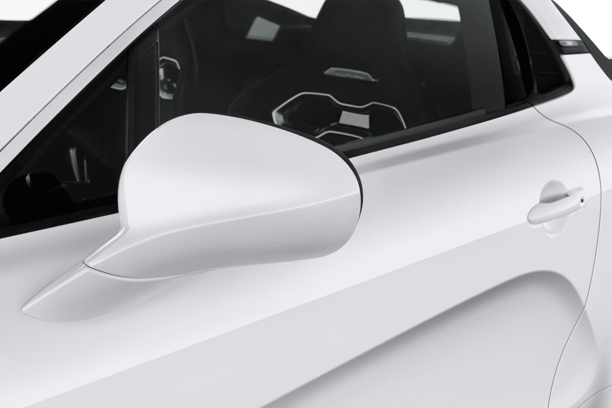 Rückspiegel eines Alpine A110