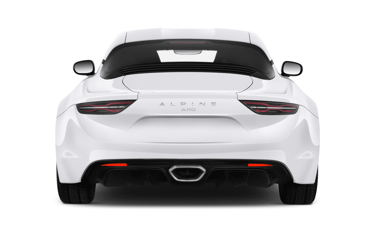 Heckansicht eines Alpine A110