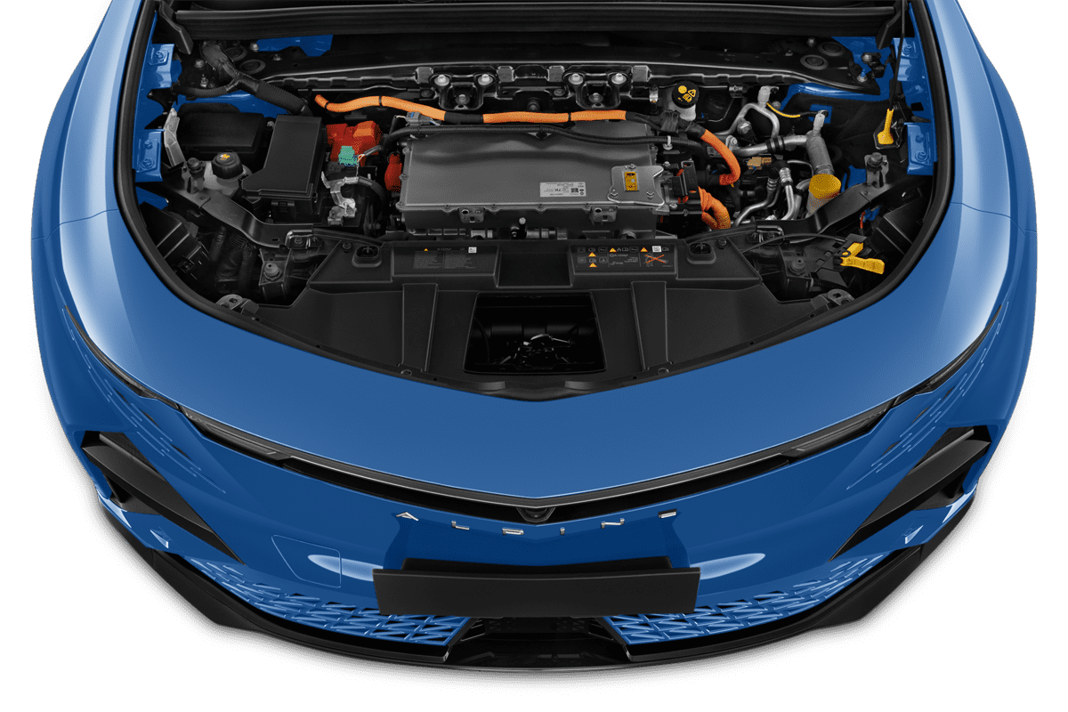 Motorraum eines Alpine A390